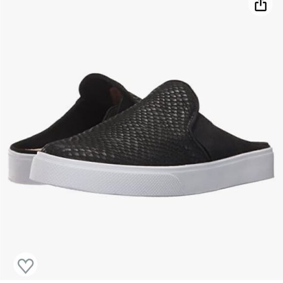 KAANAS Black Leather Sahara Slide Slip On-8 - Picture 1 of 9